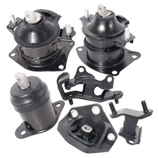 DURAFORCE 6PCS Engine Mount Kit for 2003-2007 Honda Accord V6 3.0L Auto Trans