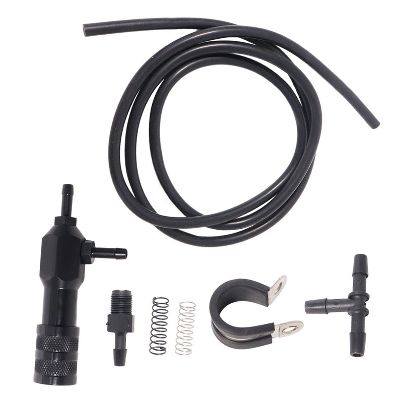 DURAFORCE Adjustable Black 30Psi Boost Controller Turbo Charger Manual Anodized Close-Loop