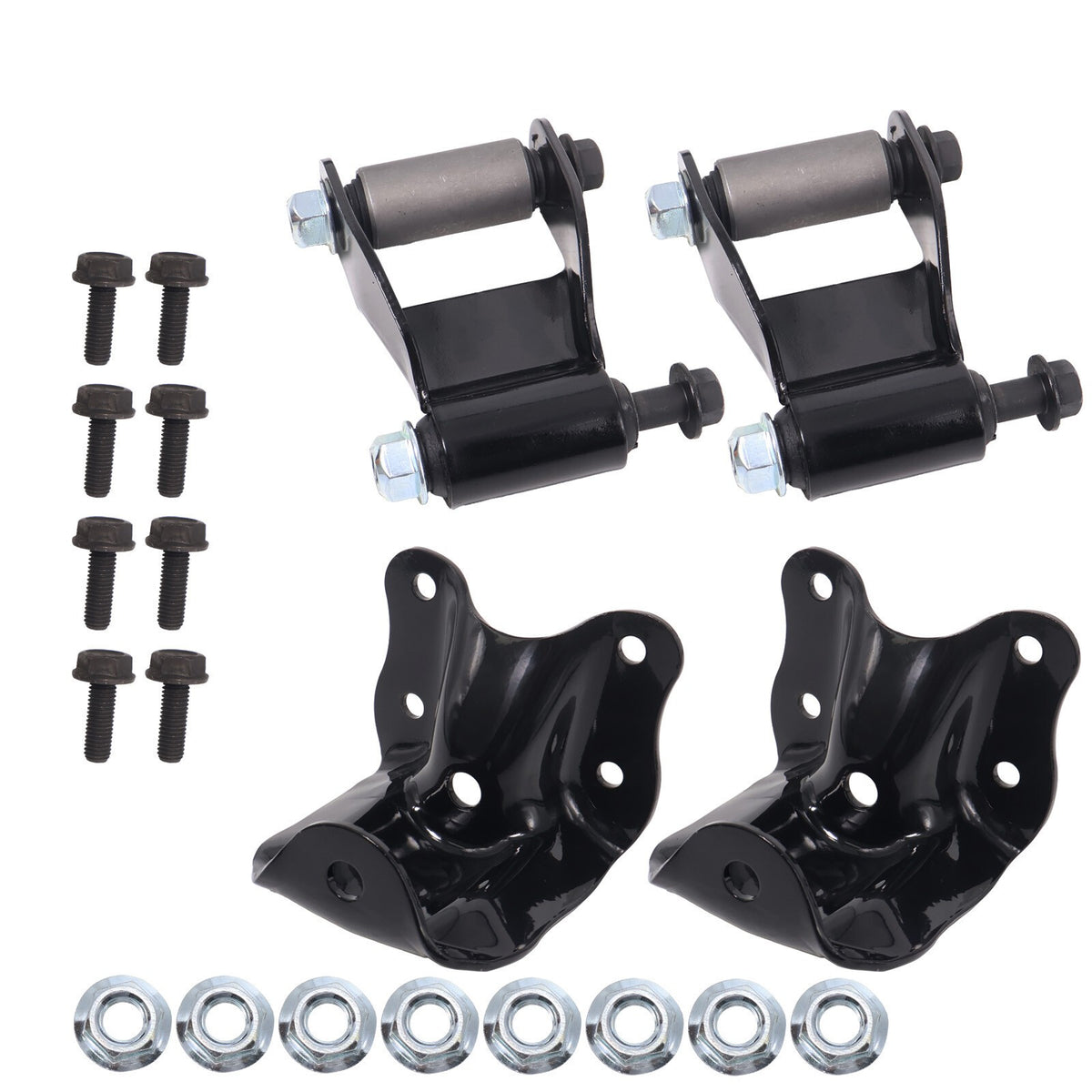 Ford Ranger Rear Leaf Spring Hanger & Shackle Kit 722001 722010 — DURAFORCE