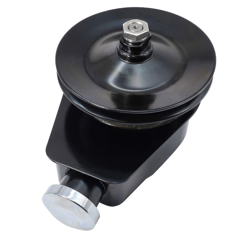 DURAFORCE Black Power Steering Pump Single Groove Pulley GM SBC BBC Chevy Buick