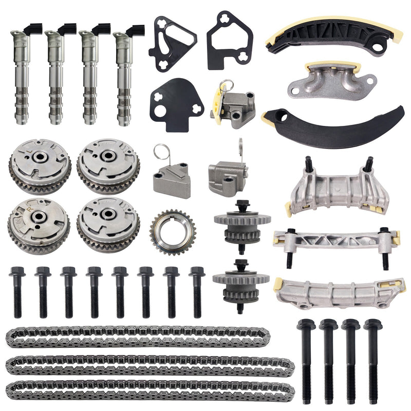 DURAFORCE Timing Chain Kit & VVT Gears for 07-16 Buick Enclave Chevy GMC 3.0L 3.6L