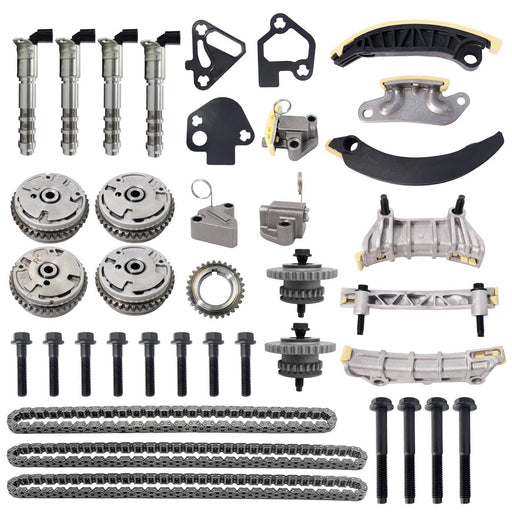 DURAFORCE Timing Chain Kit & VVT Gears for 07-16 Buick Enclave Chevy GMC 3.0L 3.6L