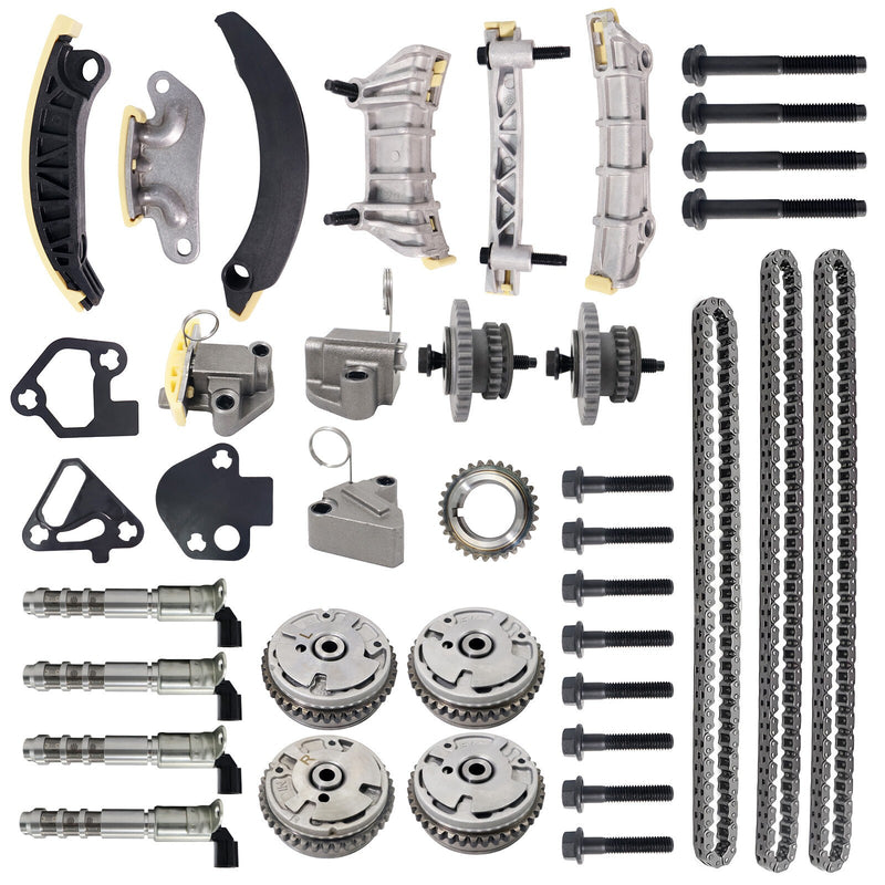 DURAFORCE Timing Chain Kit & VVT Gears for 07-16 Buick Enclave Chevy GMC 3.0L 3.6L