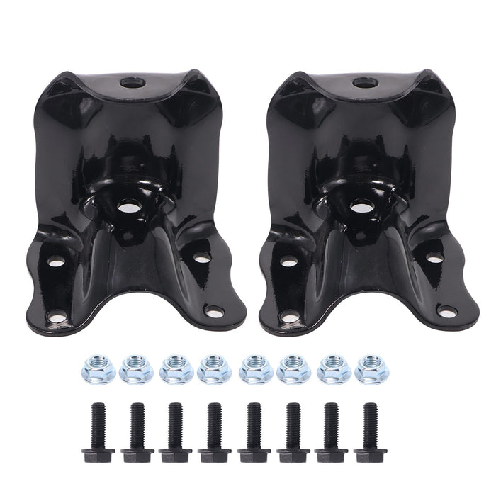 DURAFORCE 2Pcs Rear Leaf Spring Bracket Kit for Ford Ranger Mazda B2300 B2500 4L5Z-5775-AA