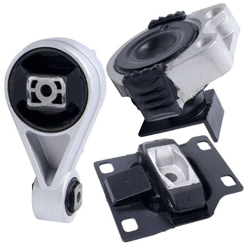 DURAFORCE Engine & Transmission Mount Set 3PCS for 2005-2007 Ford Focus 2.0L Auto Trans