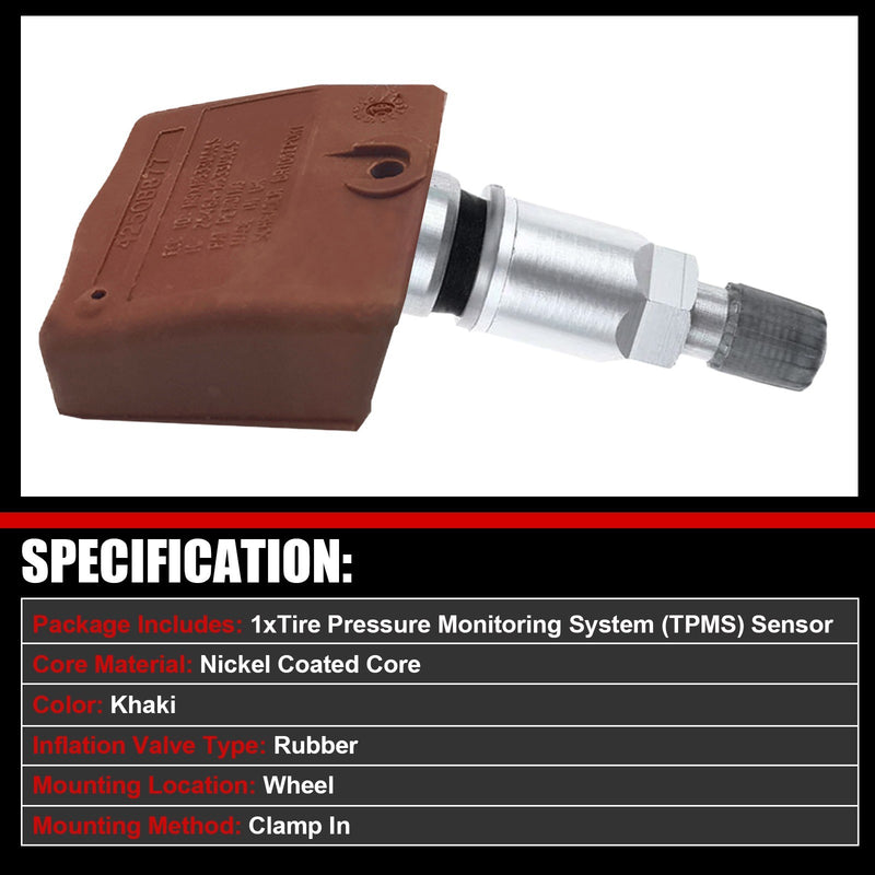 DURAFORCE TPMS Tire Pressure Sensor Fit for Opel Saab Chevrolet Lotus 13348393