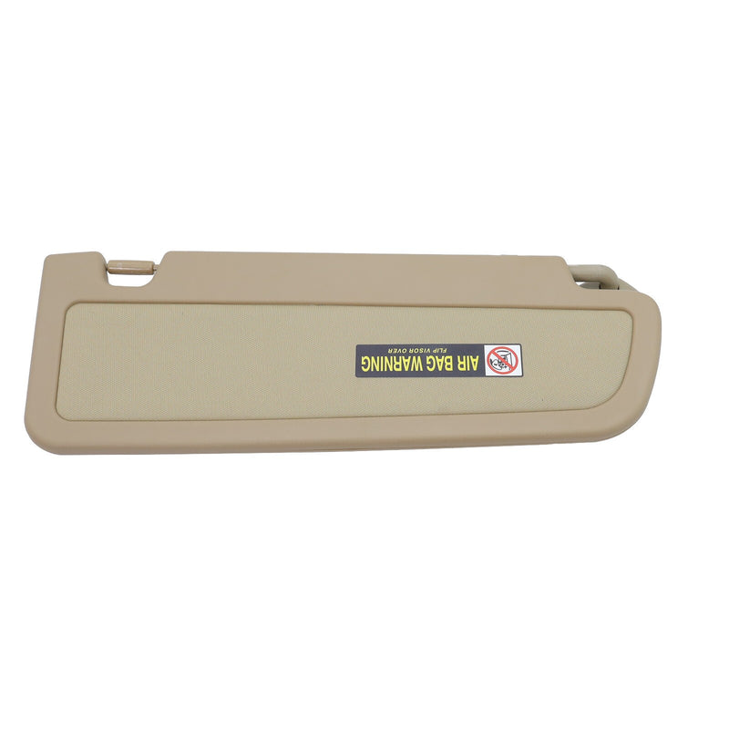 DURAFORCE Honda Civic 2006-2011 Left Driver Side Beige Sun Visor with Hanger