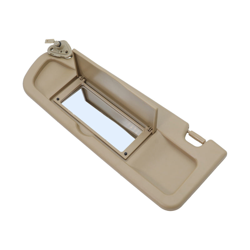 DURAFORCE Honda Civic 2006-2011 Left Driver Side Beige Sun Visor with Hanger