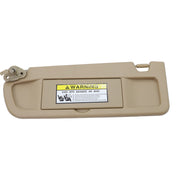DURAFORCE Honda Civic 2006-2011 Left Driver Side Beige Sun Visor with Hanger