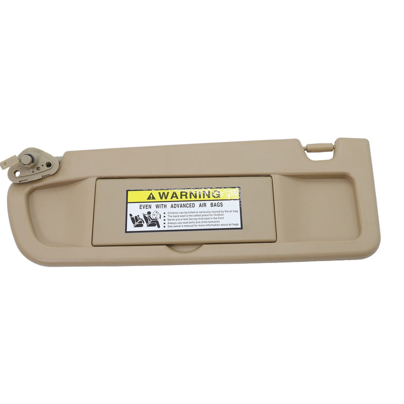DURAFORCE Honda Civic 2006-2011 Left Driver Side Beige Sun Visor with Hanger