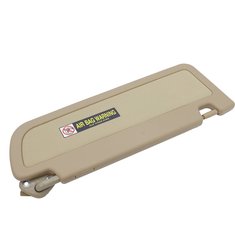 DURAFORCE Honda Civic 2006-2011 Left Driver Side Beige Sun Visor with Hanger