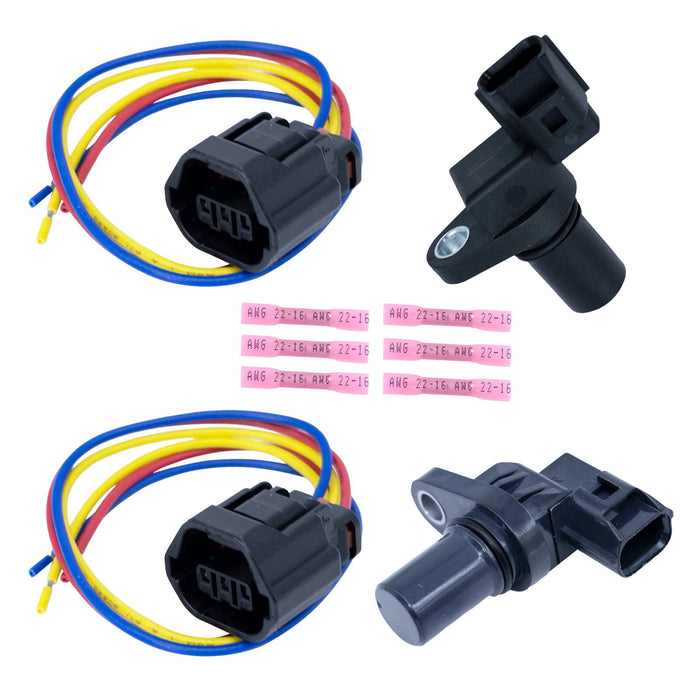 DURAFORCE 2x Transmission Speed Sensor with Wire Plug for Mitsubishi Eclipse Outlander