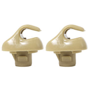 DURAFORCE 2X Beige Sun Visor Clips for Honda CR-V Civic 88217S01A01ZA Car Sunvisor