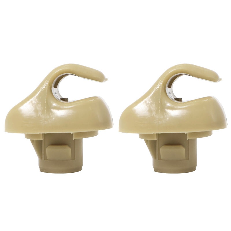 DURAFORCE 2X Beige Sun Visor Clips for Honda CR-V Civic 88217S01A01ZA Car Sunvisor