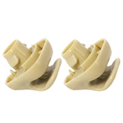 DURAFORCE 2X Beige Sun Visor Clips for Honda CR-V Civic 88217S01A01ZA Car Sunvisor