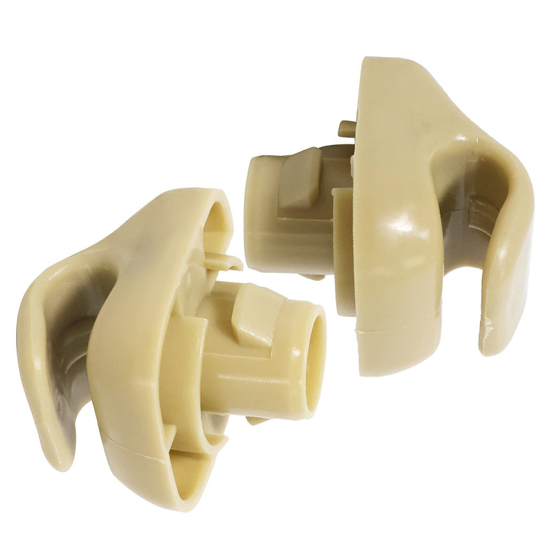 DURAFORCE 2X Beige Sun Visor Clips for Honda CR-V Civic 88217S01A01ZA Car Sunvisor