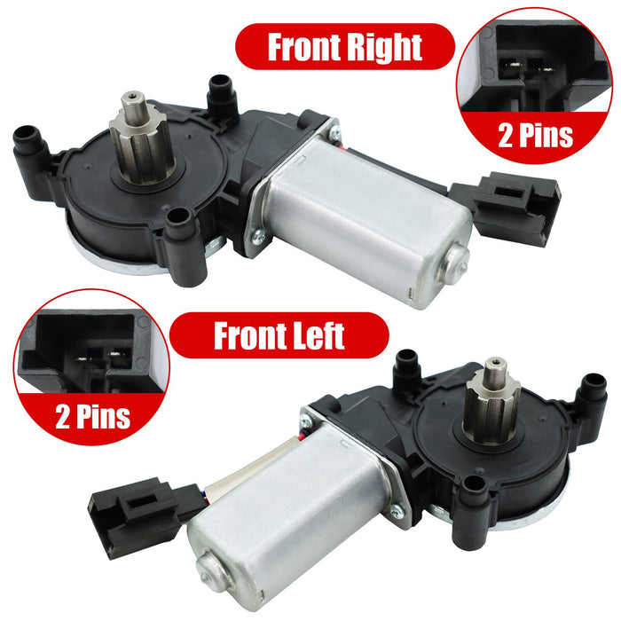 DURAFORCE 2PCS Power Window Lift Motor Left & Right for 05-09 Equinox Torrent XL-7