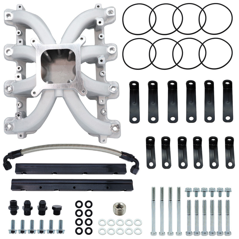 DURAFORCE EFI Intake Manifold GM LS1 LS2 LS6 300-137 Rectangle Port with Fuel Rail