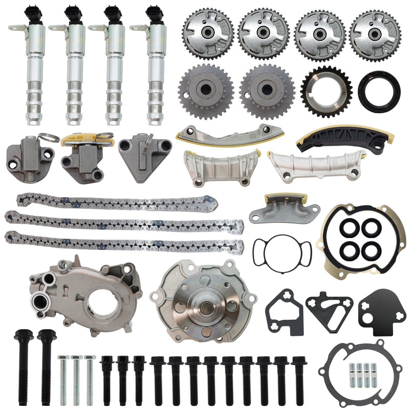 DURAFORCE Timing Chain Kit VVT Oil & Water Pump for Chevy GMC Buick 3.6L 9-0753S
