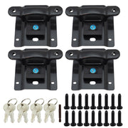 DURAFORCE Ford F-150 2015-2024 4x Truck Bed Tie Down Anchors Brackets Cleats
