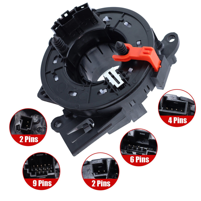 DURAFORCE NEW Spiral Cable Clock Spring for BMW 740i X3 61318379091 Replacement Part