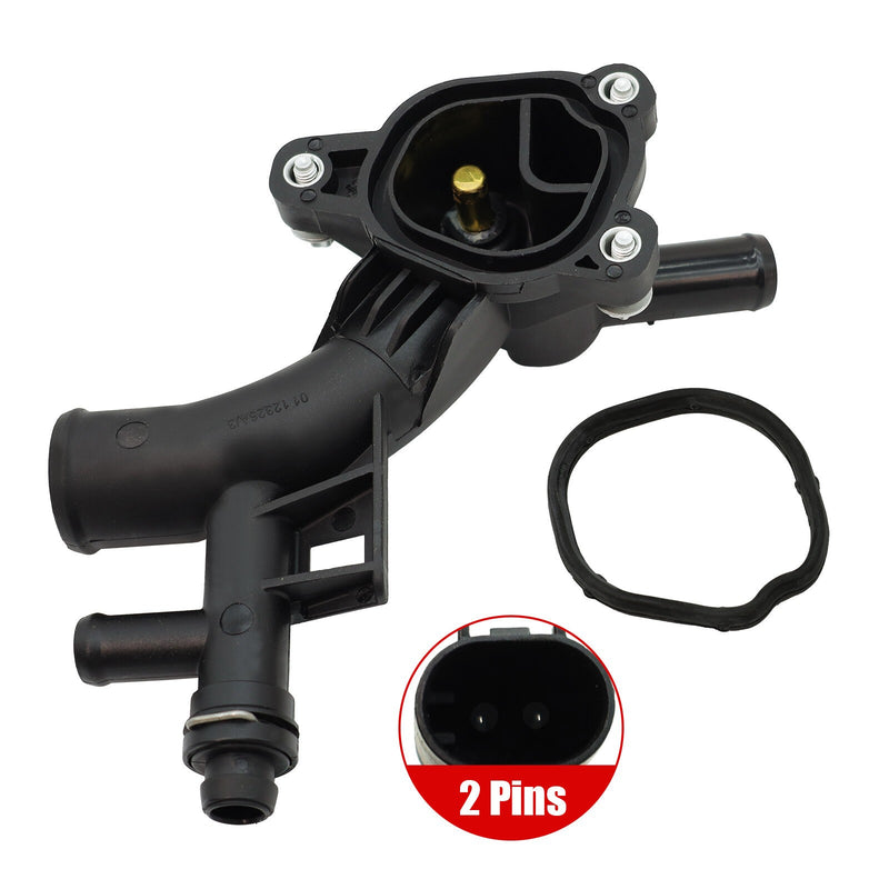 DURAFORCE Coolant Housing Water Outlet 25193922 for 2011-2020 Chevy Cruze Buick 1.4L