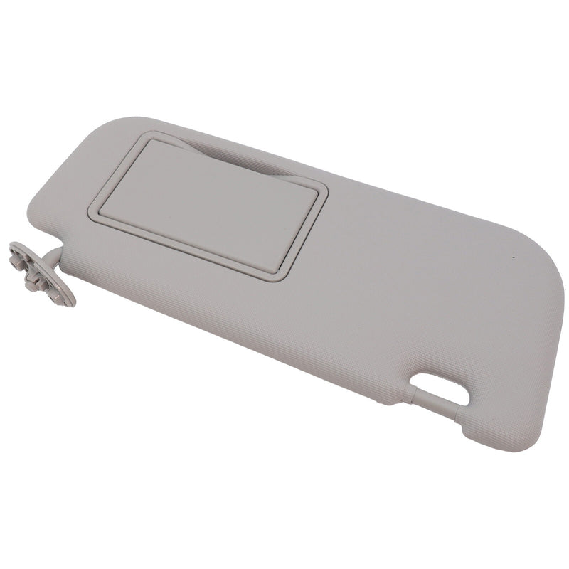 DURAFORCE Gray Right Sun Visor with Mirror for Toyota Corolla 2014-2017 Sunshade