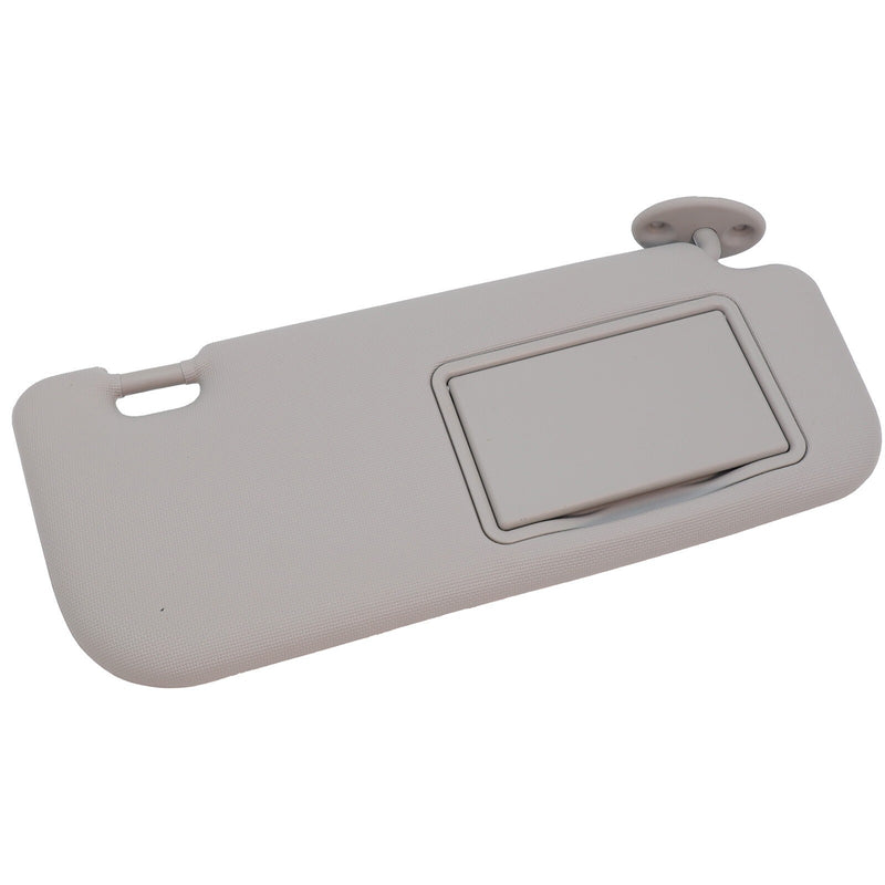 DURAFORCE Gray Right Sun Visor with Mirror for Toyota Corolla 2014-2017 Sunshade