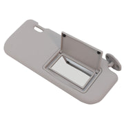 DURAFORCE Gray Right Sun Visor with Mirror for Toyota Corolla 2014-2017 Sunshade