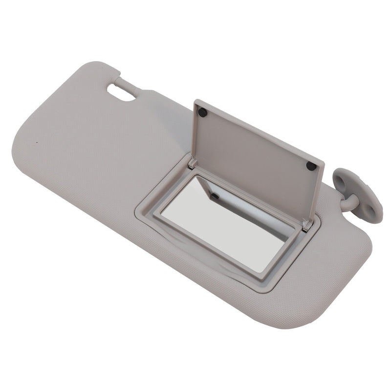 DURAFORCE Gray Right Sun Visor with Mirror for Toyota Corolla 2014-2017 Sunshade