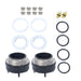 DURAFORCE 2Pcs Front Air Suspension Springs Kit LR038801 for Land Rover 2.0L 3.0L 5.0L