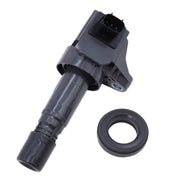 DURAFORCE 4 Ignition Coils + Connectors + Spark Plugs for Acura ILX 2.0L Honda Civic HR-V