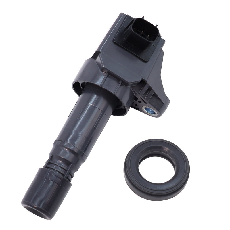 DURAFORCE 4 Ignition Coils + Connectors + Spark Plugs for Acura ILX 2.0L Honda Civic HR-V