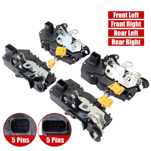 DURAFORCE 2007-2009 GMC Chevy Cadillac Door Lock Actuators Front & Rear 4 Pcs Set