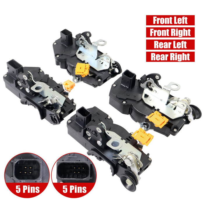 DURAFORCE 2007-2009 GMC Chevy Cadillac Door Lock Actuators Front & Rear 4 Pcs Set