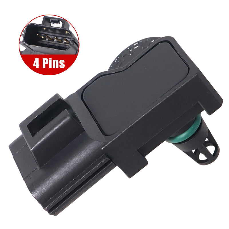 DURAFORCE 0261230044 MAP Sensor for Mazda 1.8L 2.0L 2.3L 2001-2015 Manifold Pressure