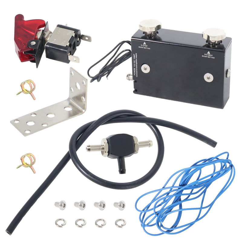 DURAFORCE Dual Stage Electronic Boost Controller Kit w/ Manual PSI Adjustment & Switch