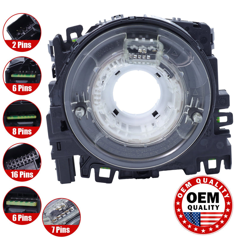 DURAFORCE Clock Spring 5K0953549B for 2010-2014 VW Jetta Golf 1.4L 2.0L 2.5L