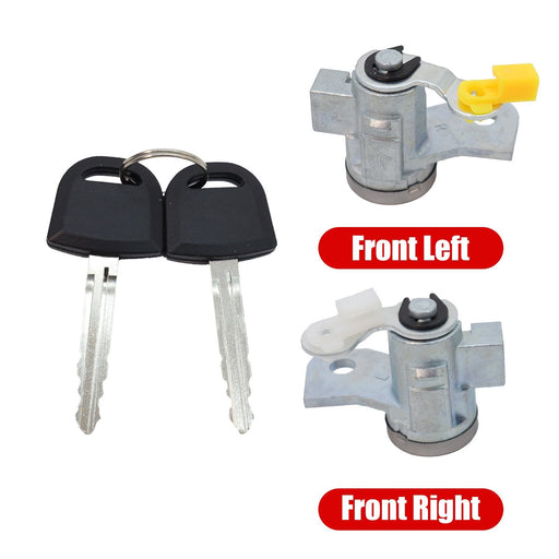 DURAFORCE 2x Front Door Lock Cylinder w/ Keys for 04-12 Chevy Colorado GMC Canyon
