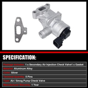 DURAFORCE Secondary Air Injection Check Valve 12619110 for Chevy Trailblazer GMC