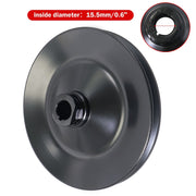 DURAFORCE Black Power Steering Pump Pulley Keyway 1 Groove SBC BBC GM Chevy 350 454