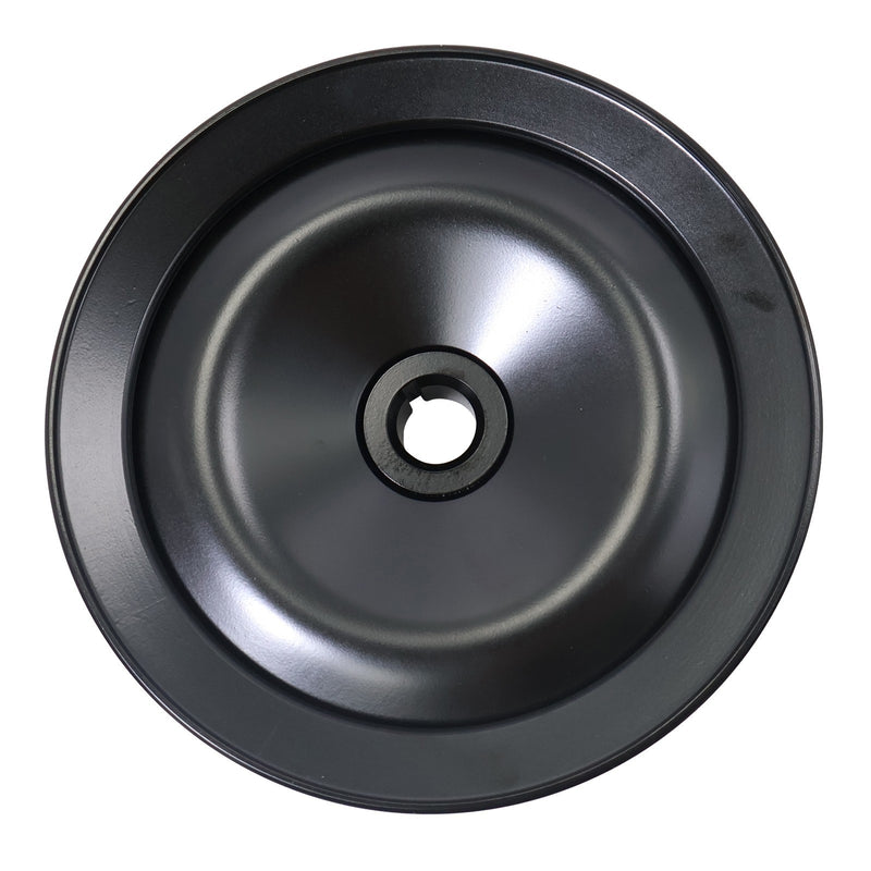DURAFORCE Black Power Steering Pump Pulley Keyway 1 Groove SBC BBC GM Chevy 350 454