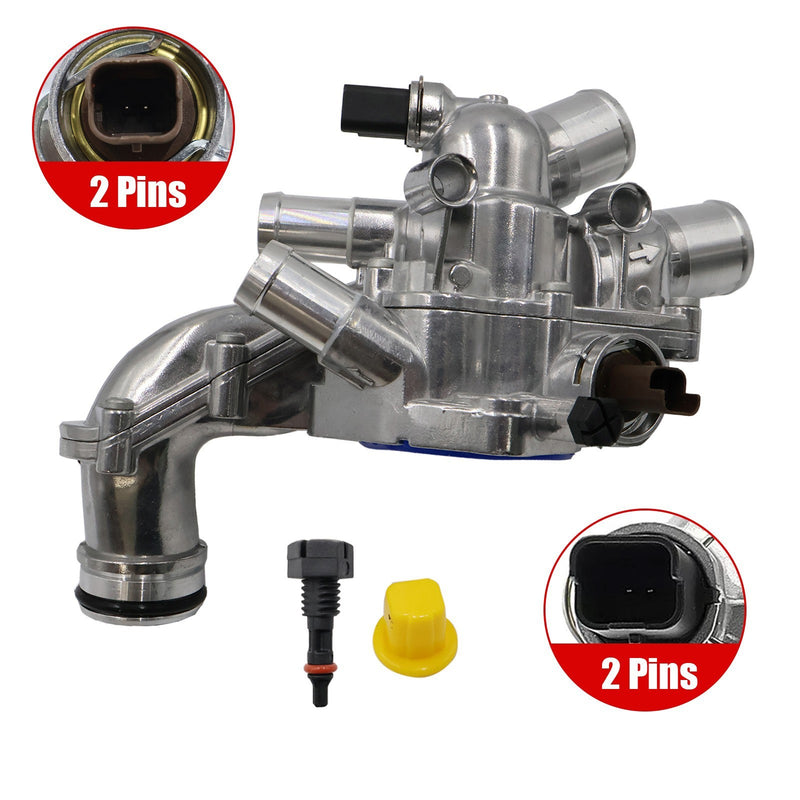 DURAFORCE Aluminum Thermostat Housing 11537534521 for Mini Cooper 1.6L 2007-2013