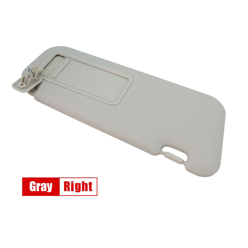 DURAFORCE New RH Passenger Sun Visor Gray BBM269270C75 for Mazda 3 2010-2013 2.0L 2.3L