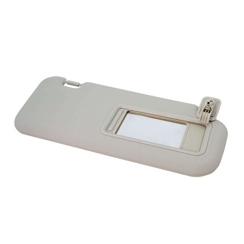 DURAFORCE New RH Passenger Sun Visor Gray BBM269270C75 for Mazda 3 2010-2013 2.0L 2.3L