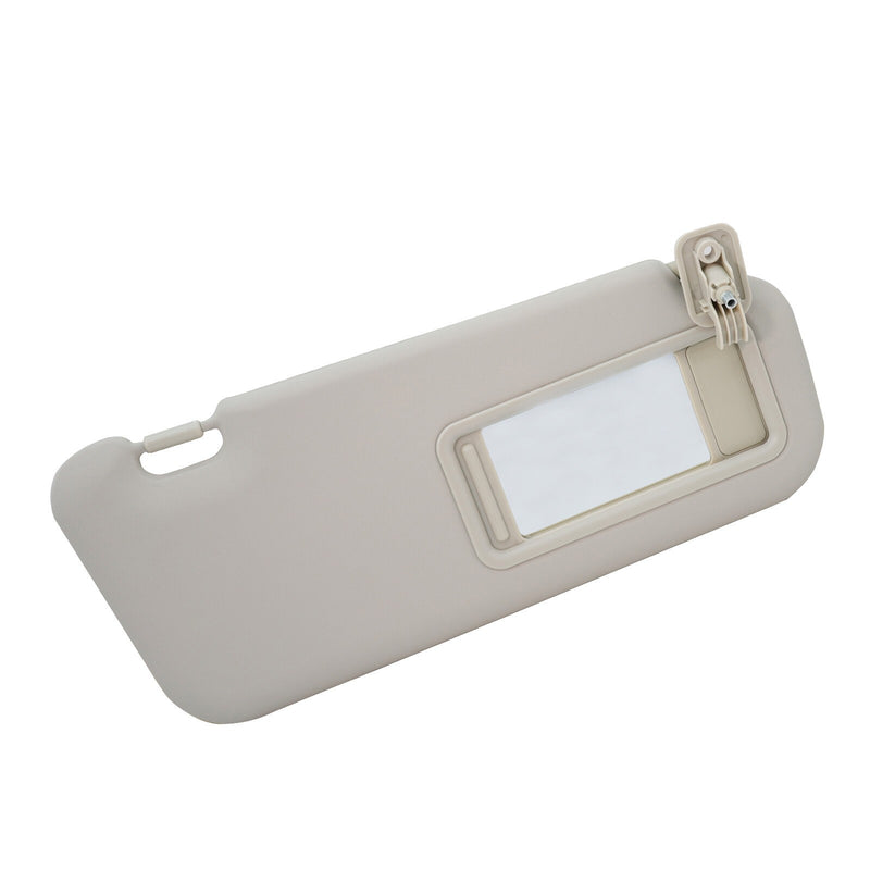 DURAFORCE New RH Passenger Sun Visor Gray BBM269270C75 for Mazda 3 2010-2013 2.0L 2.3L