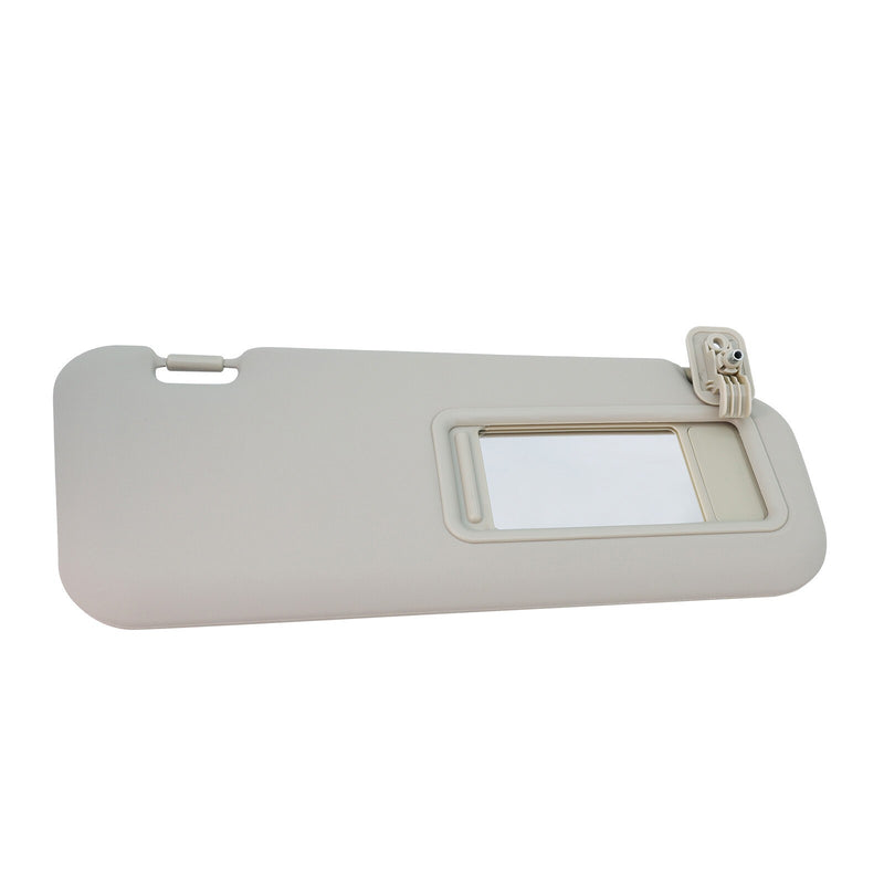 DURAFORCE New RH Passenger Sun Visor Gray BBM269270C75 for Mazda 3 2010-2013 2.0L 2.3L