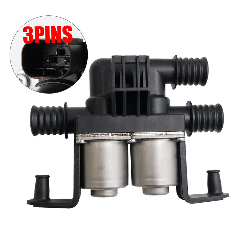 DURAFORCE BMW Heater Control Water Valve 64116910544 for X5 X6 3.0L 4.4L 2000-2014