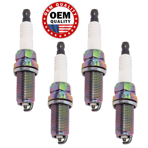 DURAFORCE Set of 4 LFR5A11 Spark Plugs for Hyundai Infiniti Toyota 4Runner 2.5L 2.7L