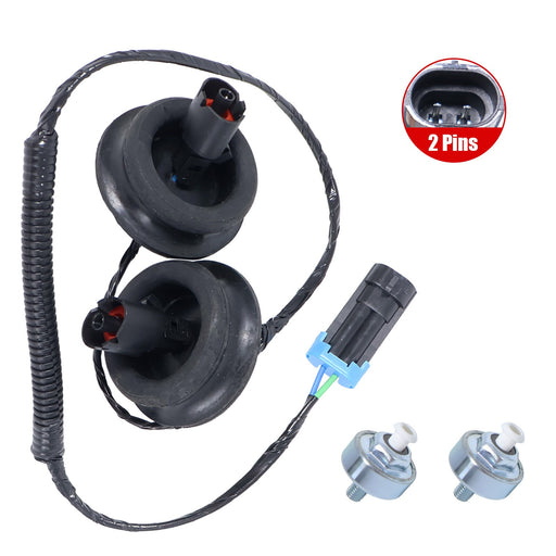 DURAFORCE 2 Knock Sensor Pair with Harness Kit for Buick Cadillac Chevy GMC Sierra 2500